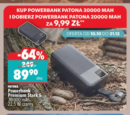 Powerbank Premium Stark 5 Patona promocja w Biedronka Home