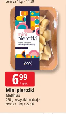Mini pierożki Matthias promocja w Leclerc
