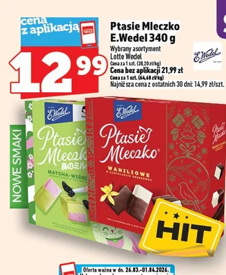 Ptasie mleczko promocja w TOPAZ