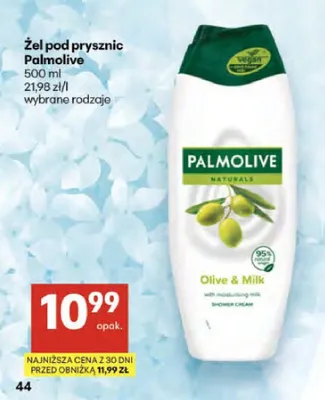 Żel pod prysznic Palmolive Naturals Olive & Milk promocja w Delikatesy Centrum