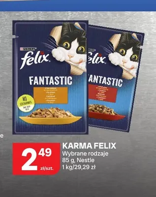 Karma dla kotów Felix promocja w Chorten