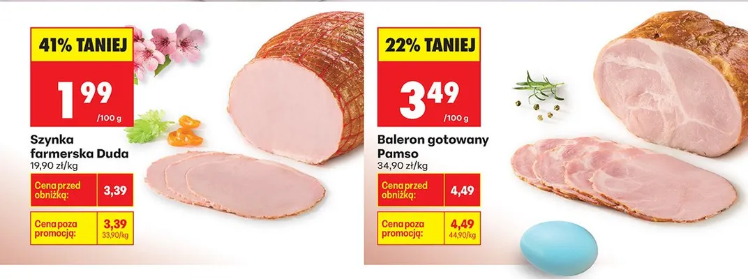 Szynka farmerska promocja w Biedronka