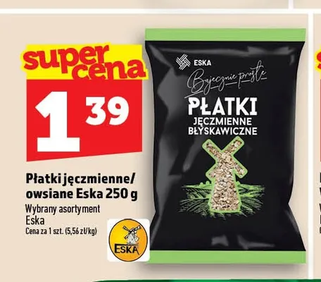 Płatki jęczmienne Eska promocja w TOPAZ