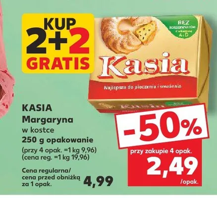 Margaryna do kostek promocja w Kaufland
