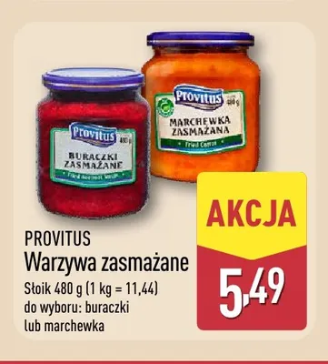 Marchewka zasmażana Provitus promocja w Aldi
