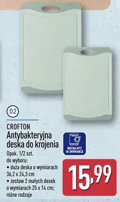 Antybakteryjna deska do krojenia CROFTON promocja w Aldi