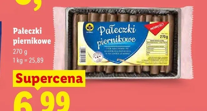 Pałeczki piernikowe promocja w Lidl