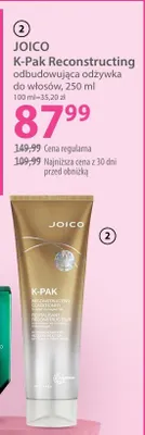Odbudowująca odżywka do włosów K-Pak Reconstructing promocja w Hebe