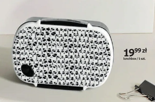 Lunchbox Paperdot Panda Style biały promocja w Empik
