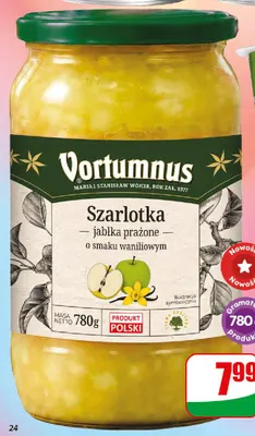 Szarlotka o smaku waniliowym Vortumnus promocja w Dino