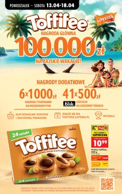 Praliny orzechowe w karmelu, kremie orzechowym i czekoladzie promocja w Biedronka