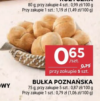 Bułka poznańska promocja w Stokrotka