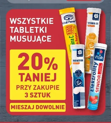 Tabletki musujące promocja w Aldi
