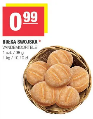 Bułka swojska Vandemoortele promocja w SPAR