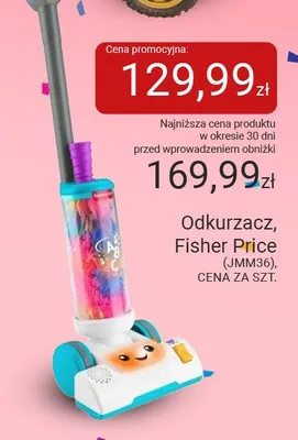 Odkurzacz Fisher Price promocja w Smyk