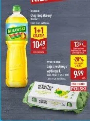Jajka z wolnego wybiegu L promocja w Aldi