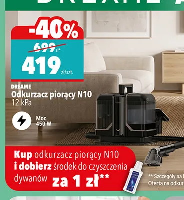 Odkurzacz piorący Dreame N10 promocja w Biedronka