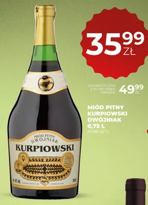 Miód pitny Dwójniak promocja w Duży Ben