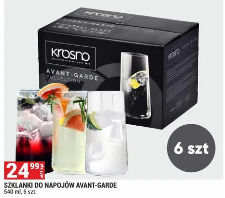 Szklanki do napojów Avant-Garde 540ml, 6szt. promocja w Merkury Market