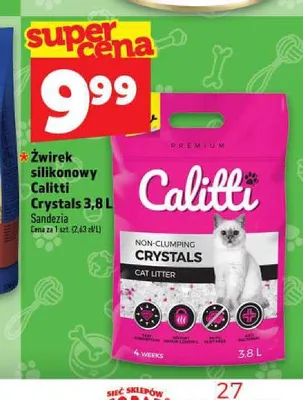 Żwirek silikonowy Calitti Crystals promocja w TOPAZ