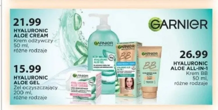 Krem odżywczy Garnier Hyaluronic Aloe Cream promocja w Drogerie Laboo