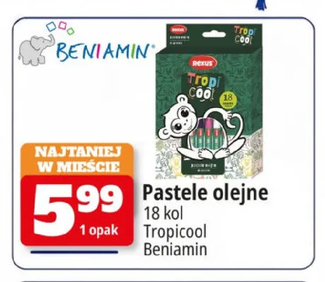 Pastele olejne Rexus Tropicool promocja w Leclerc