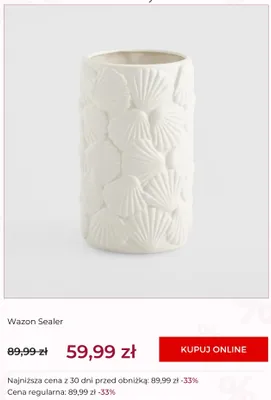 Wazon Sealer home&you promocja w home&you