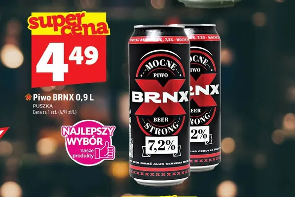 Piwo BRNX promocja w TOPAZ