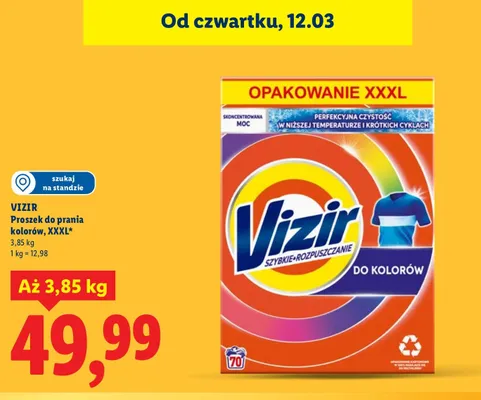Proszek do prania kolorów XXXL promocja w Lidl
