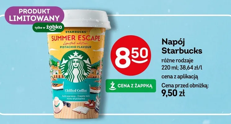 Napój Starbucks różne rodzaje promocja w Żabka