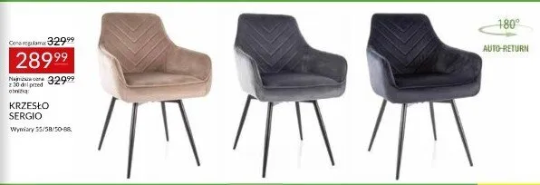 Krzesło beżowe promocja w Abra Meble