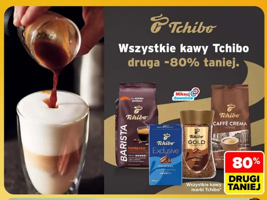 Kawa ziarnista Tchibo Barista Espresso promocja w Carrefour Market