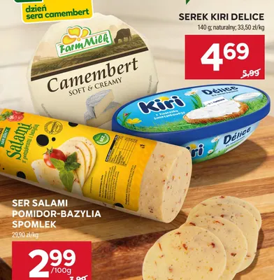 Serek Kiri Delice naturalny promocja w Stokrotka