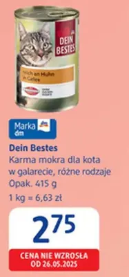 Karma mokra dla kota w galarecie, różne rodzaje promocja w Drogerie DM