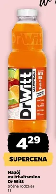 Napój multiwitamina Dr Witt promocja w Netto