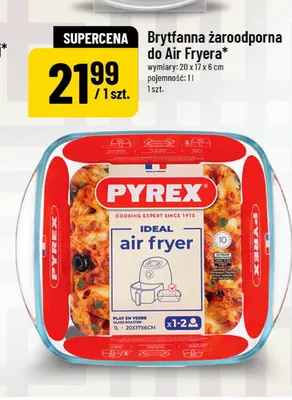 Brytfanna żaroodporna do Air Fryera Pyrex 1 l promocja w POLOmarket