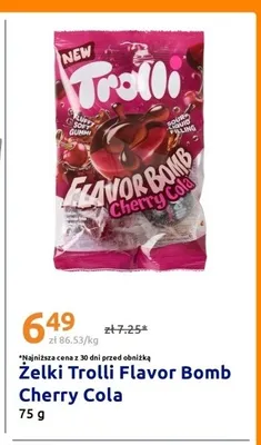 Żelki Trolli Flavor Bomb Cherry Cola promocja w Action