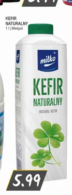 Kefir naturalny Milko promocja w Słoneczko