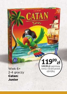 Gra planszowa Catan Junior promocja w Empik