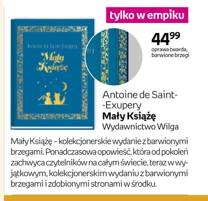 Książka Mały Książę Antoine de Saint-Exupéry promocja w Empik