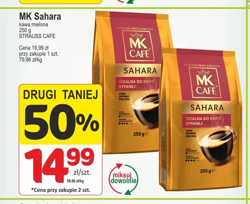 Kawa mielona Sahara MK Café promocja w Marketvita