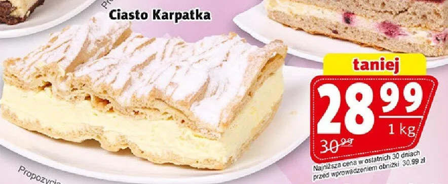 Ciasto Karpatka promocja w Prim Market