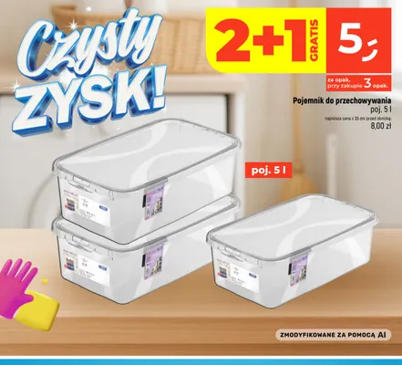 Pojemnik do przechowywania 5 l Rotho promocja w Dealz