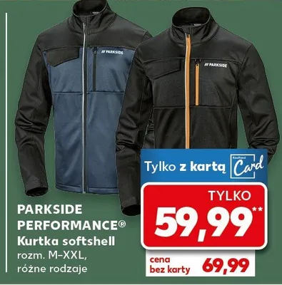 Kurtka softshell, różne rodzaje promocja w Kaufland
