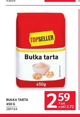 Bułka tarta Topseller promocja w Selgros