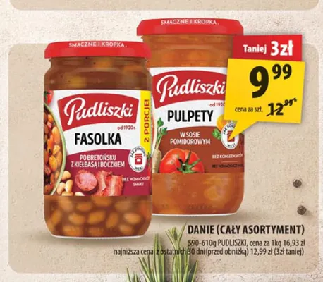 Fasolka po bretońsku z kiełbasą i boczkiem Pudliszki promocja w Arhelan