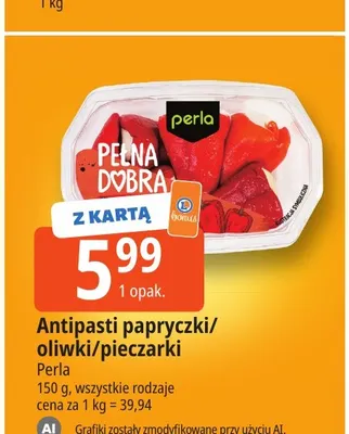 Antipasti pieczarki Perla promocja w Leclerc