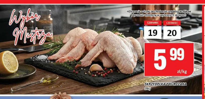 Skrzydełka z kurczaka promocja w Chorten
