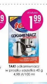 Odkamieniacz w proszku Taki promocja w Drogerie Jasmin