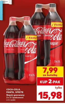 Napój gazowany Fanta 2-pak promocja w Kaufland